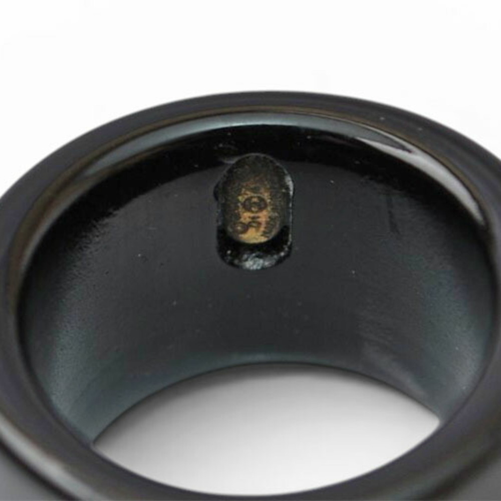 CHANEL Black Logo Ring - Picture 6 of 6